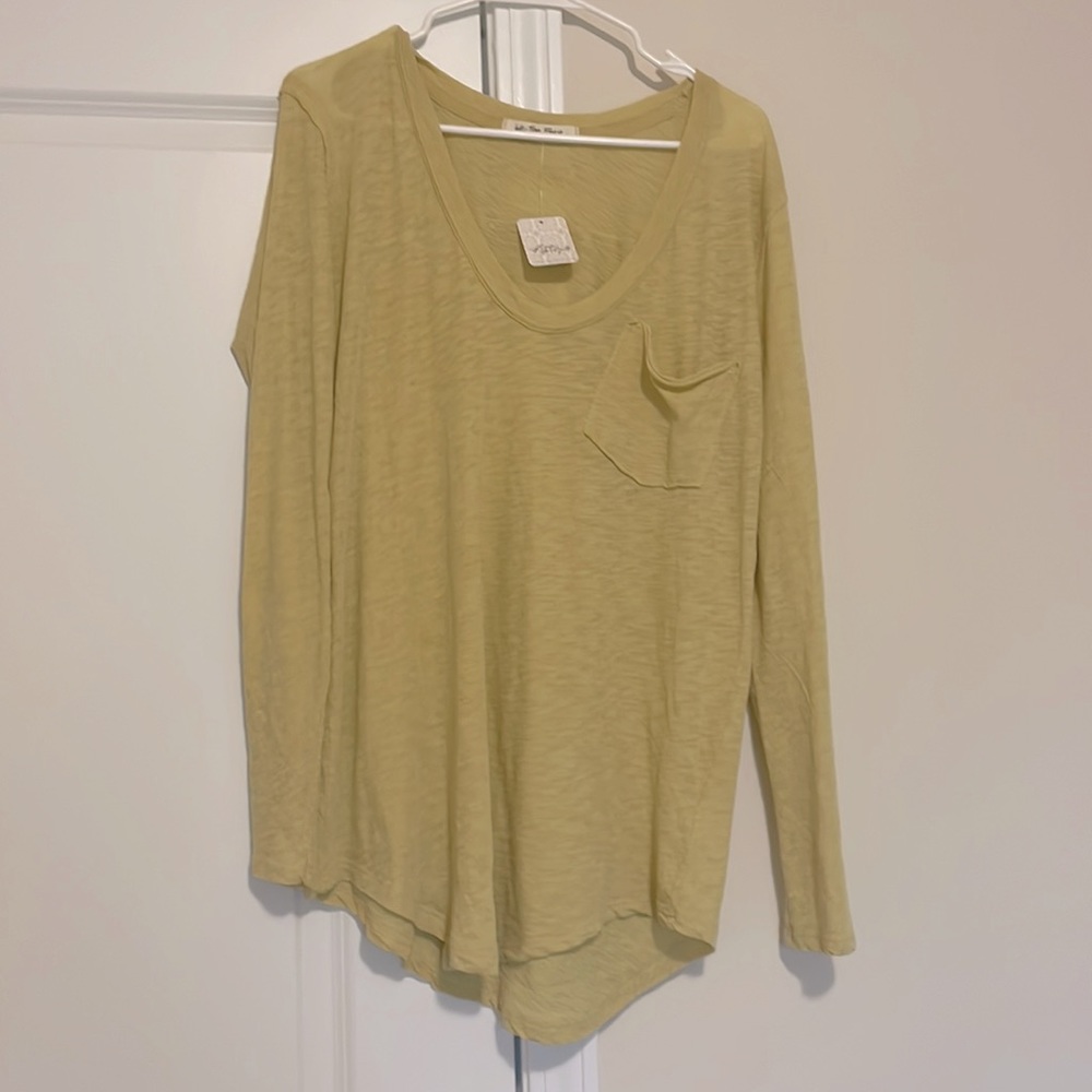 Free People oversized long sleeve